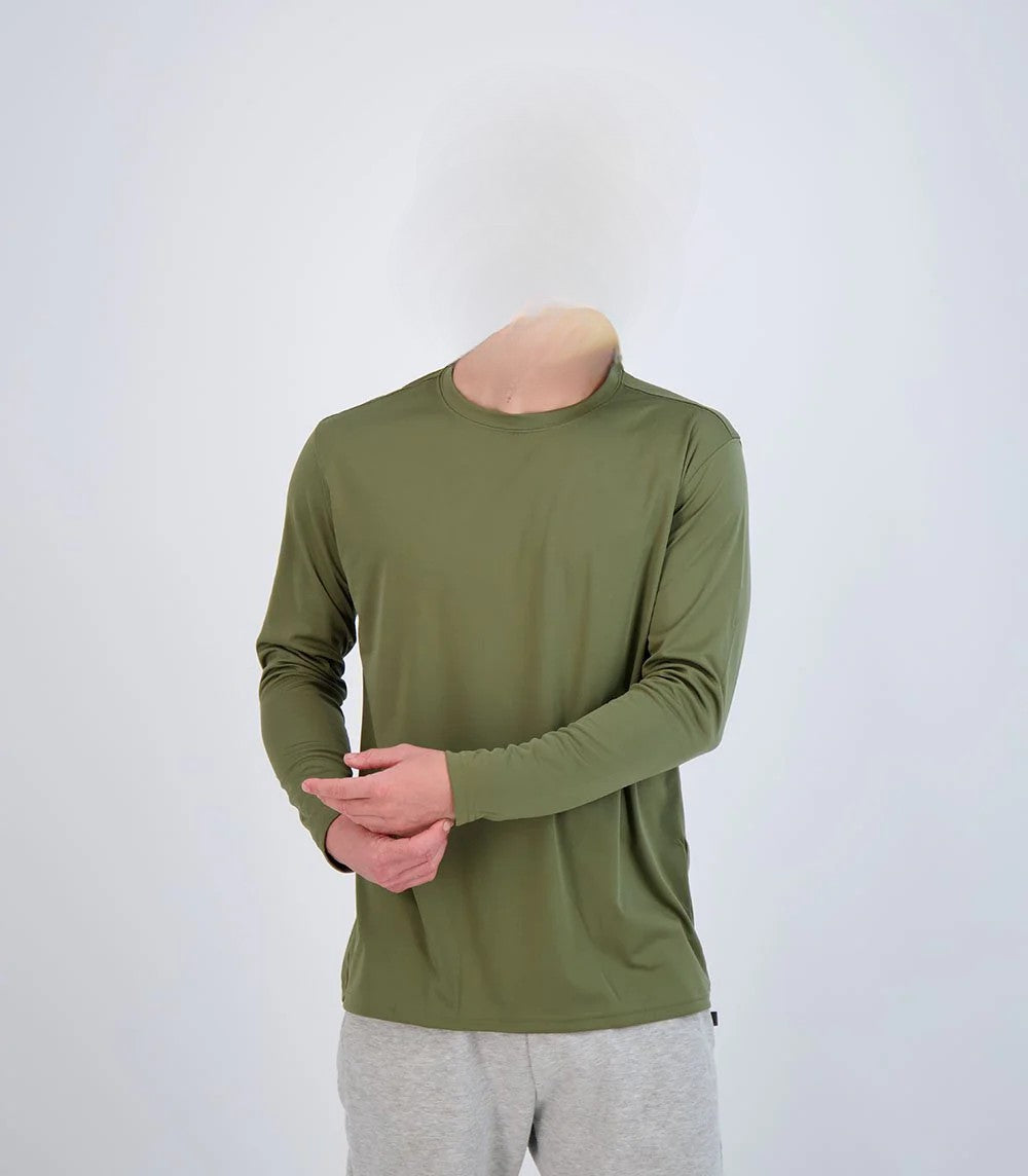 Teaser - Military Green — long sleeve fishing shirt
