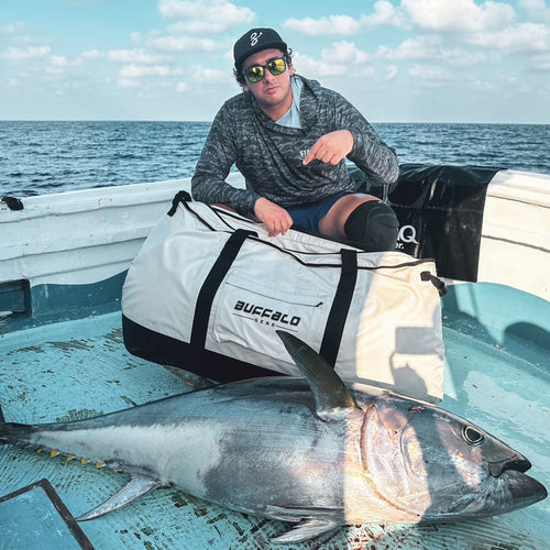 105QT Fish Cooler Bag with YKK Zipper, Flat Bottom, view 2