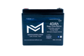 12v 40Ah Deep Cycle Lithium Marine Battery "Viper" - Bluetooth - MML-CW1240B