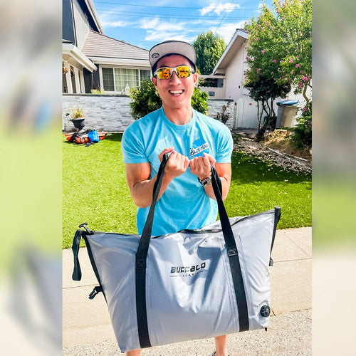 45QT Fish Cooler Bag With Flat Bottom, view 2