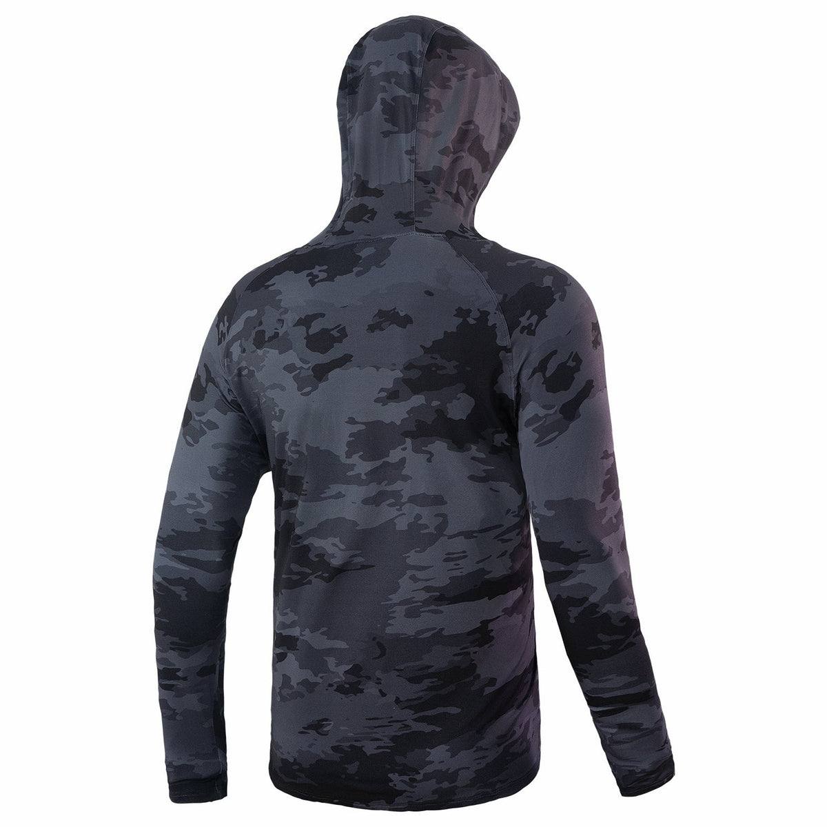 Camouflage hoodie on a white background