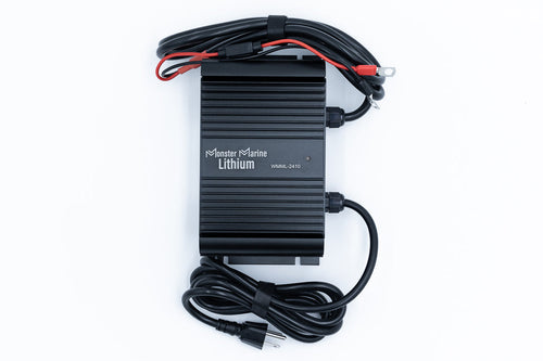 BLACK WIDOW 24V 10A Waterproof Lithium Battery Charger, view 2