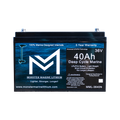 36V 40AH Bluetooth Deep Cycle Lithium Marine Trolling Battery MML-3640B