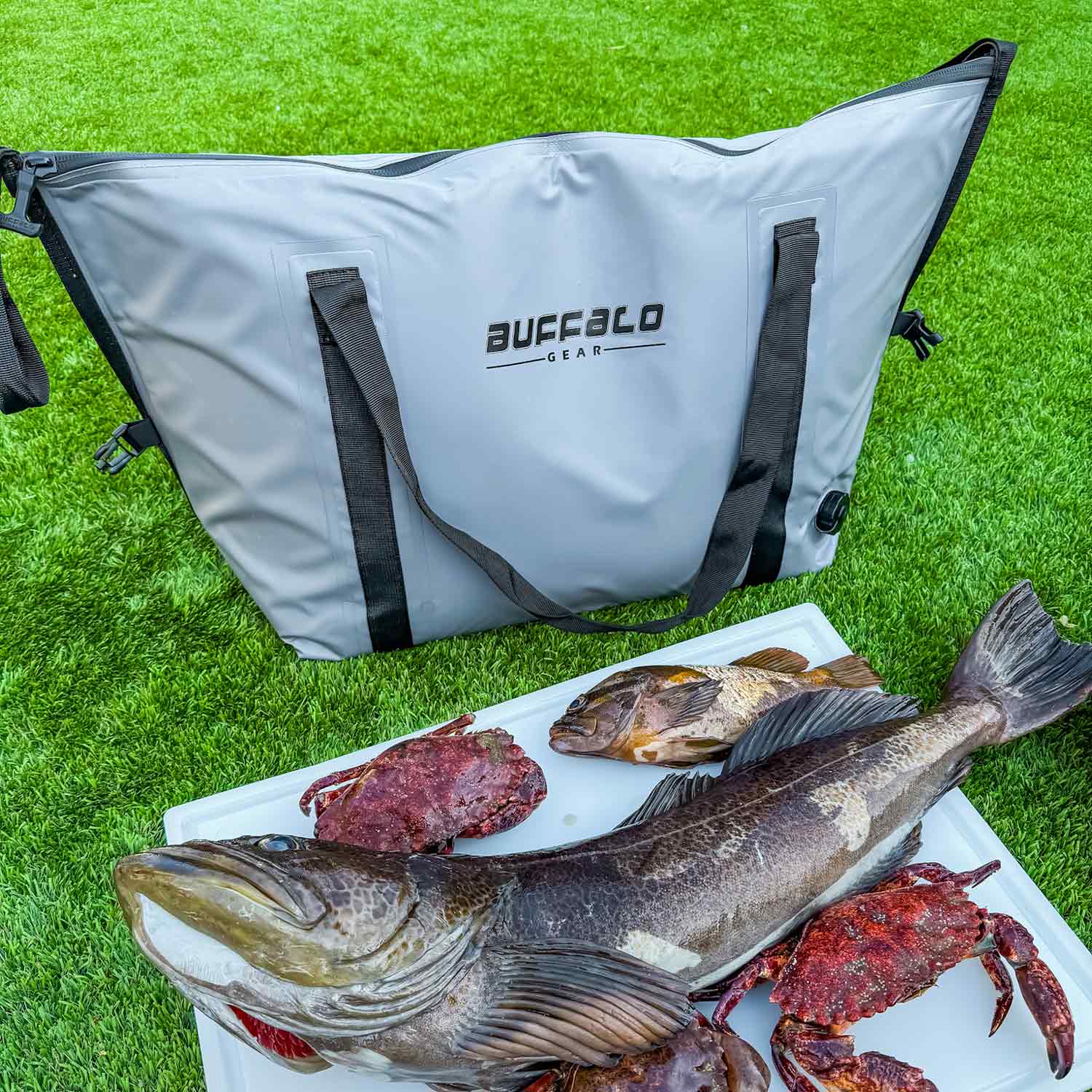 45QT Fish Cooler Bag With Flat Bottom, view 9