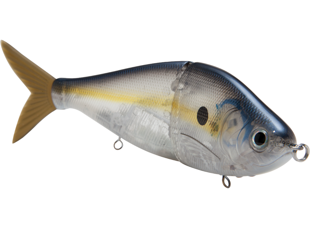 Fishing lure with a detailed design on a white background