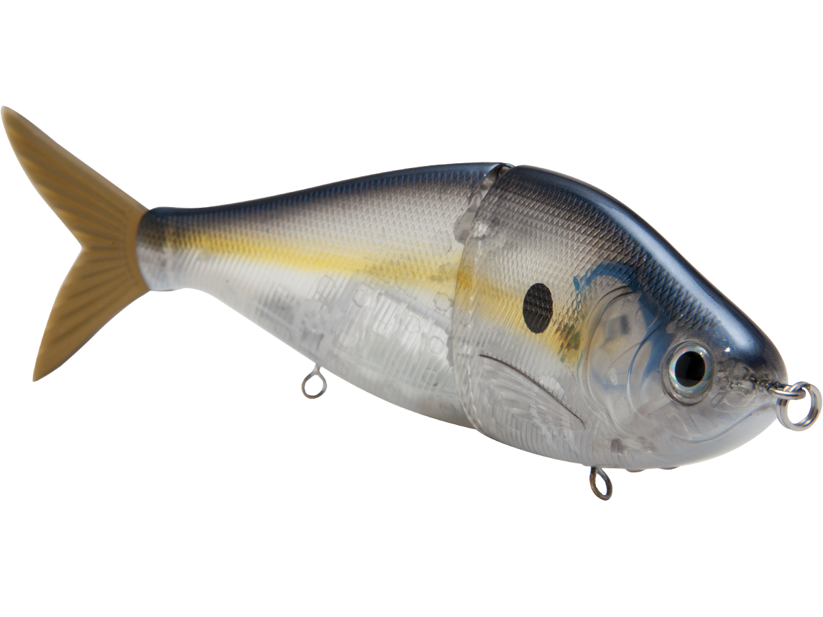 Fishing lure with a detailed design on a white background
