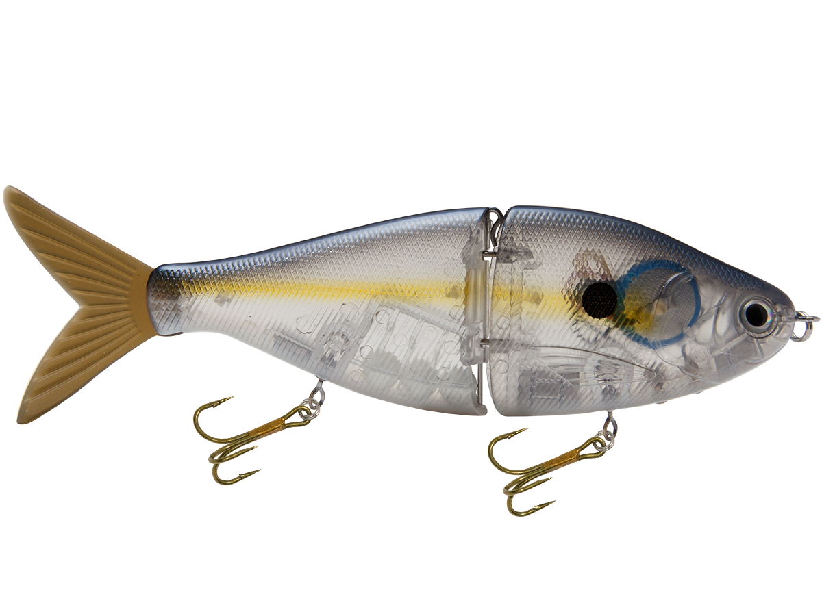 Fishing lure with a detailed design on a white background