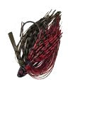 Swim Jig - Green Pumpkin / Red — fishing jig