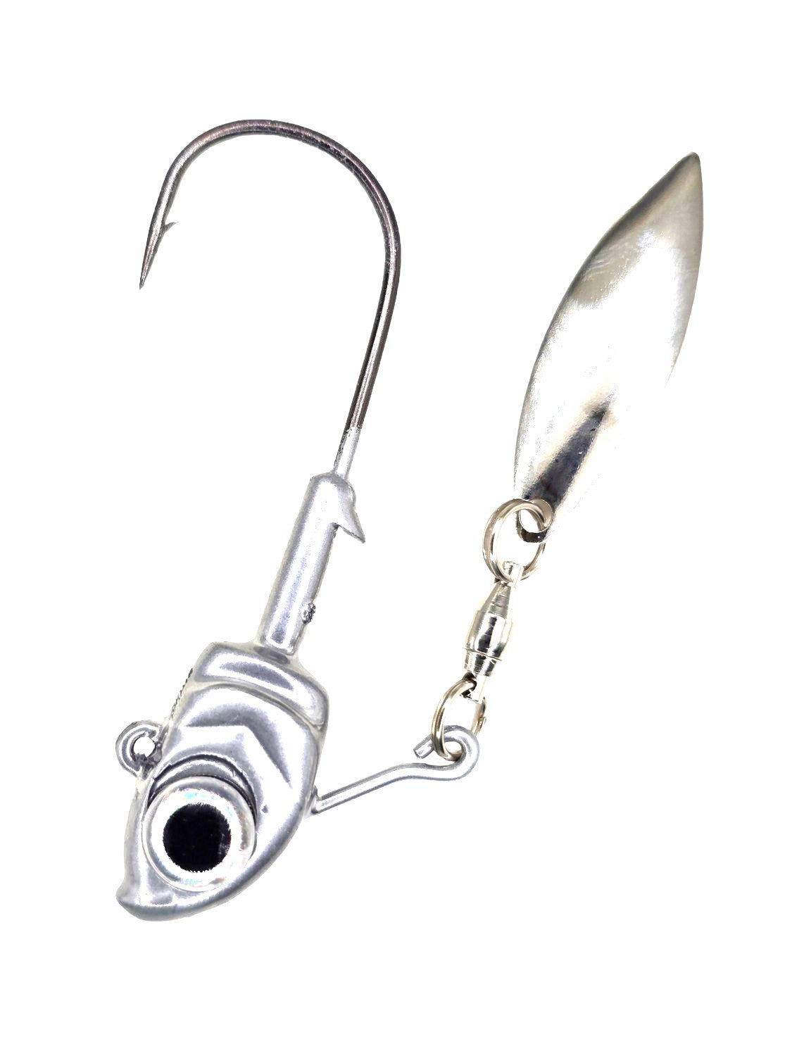 Underspin - Chrome — soft plastic fishing bait