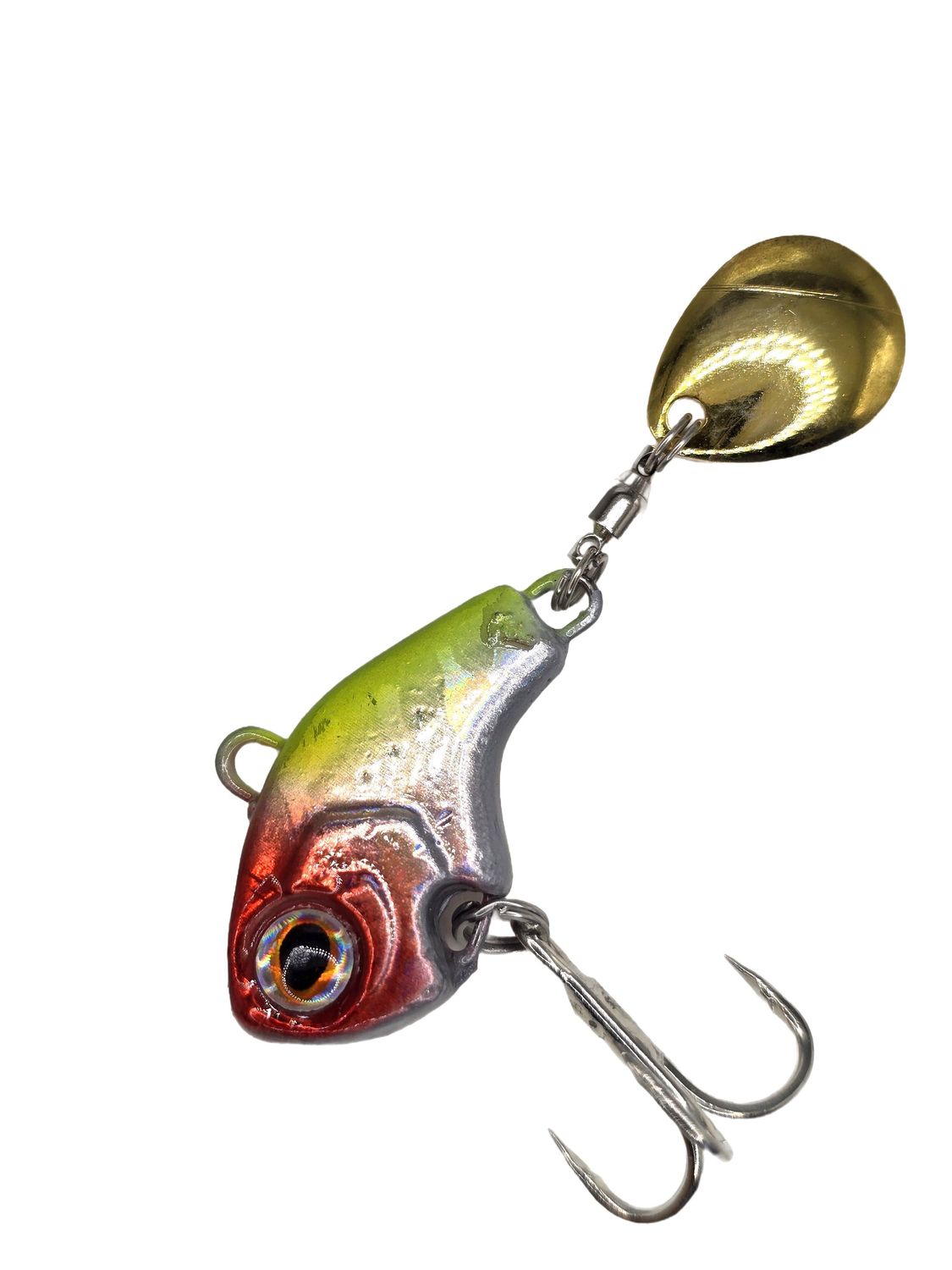 Tail Spin - Red Head Chartreuse — spinnerbait fishing lure