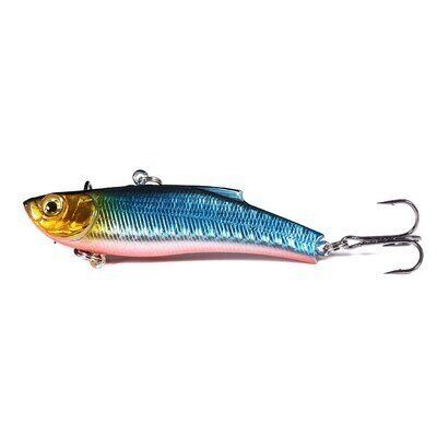 Lipless Minnow - Blue Gold — crankbait fishing lure
