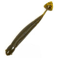 NED Ticker Stick - 10 pack - Green Pumpkin — soft plastic fishing bait