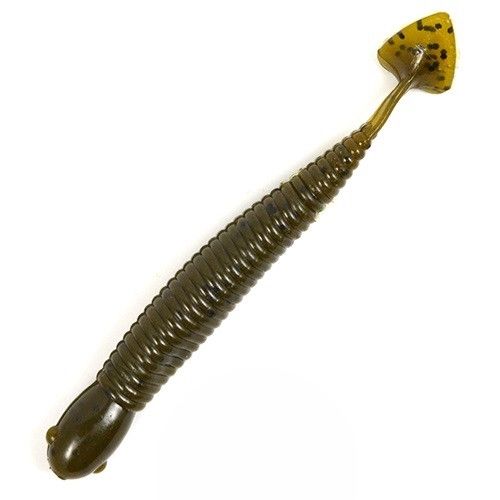 NED Ticker Stick - 10 pack - Green Pumpkin — soft plastic fishing bait