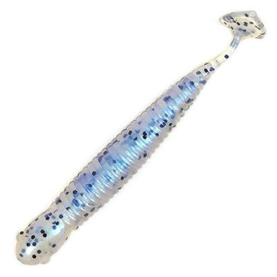 NED Ticker Stick - Pro Blue Pearl Pepper (10-Pack) — soft plastic fishing bait