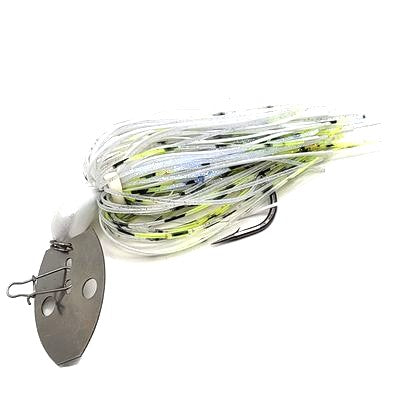 Vibe Bladed Jig - White Chartreuse Illusion
