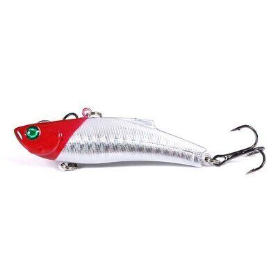 Lipless Minnow - Red Head Chrome — crankbait fishing lure
