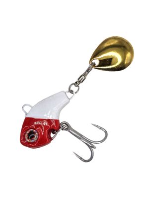 Tail Spin - Red Head White — spinnerbait fishing lure