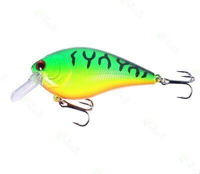 Square Bill (0- 5 ft.) - Fire Tiger — crankbait fishing lure
