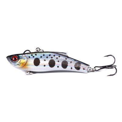 Lipless Minnow - Chrome Dots — crankbait fishing lure