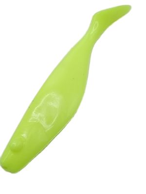 Swim Shad 4" - Silk Chartreuse (10-Pack) — soft plastic fishing bait