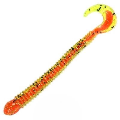 Ring Worm 4" - Tomato (10-Pack) — soft plastic fishing bait