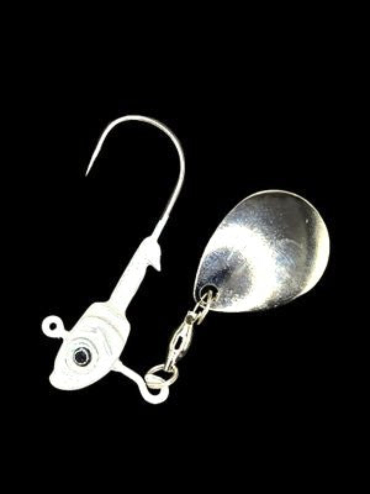 Underspin - Pearl — spinnerbait fishing lure, view 2