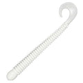 Ring Worm 4" - White (10-Pack) — soft plastic fishing bait