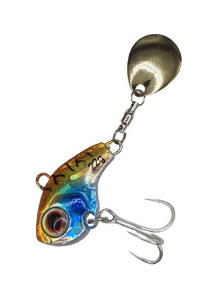 Tail Spin - Gold Back Blue — spinnerbait fishing lure