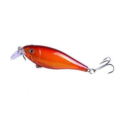 Square Bill Minnow (0- 5ft) - Red — crankbait fishing lure