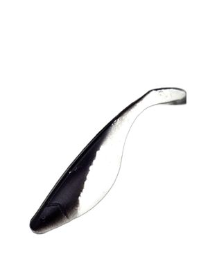 Swim Shad 4" - White / Black Back (10-Pack) — soft plastic fishing bait
