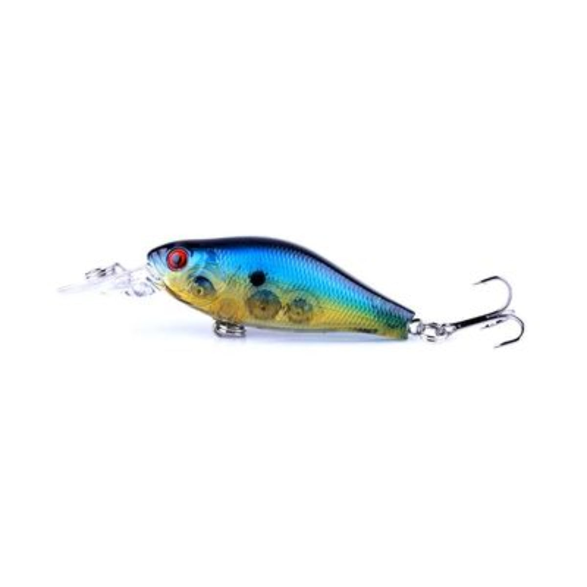 Mini Minnow (0 - 3') - Black Back Blue — crankbait fishing lure