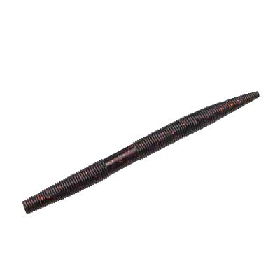 Slinger 5 - Black Red Flake (8-Pack) — soft plastic fishing bait