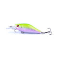 Mini Minnow (0 - 3') - Chartreuse Purple — crankbait fishing lure