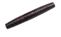 Slinger 2.75" - Black w/ Red Flake (10-Pack) — soft plastic fishing bait