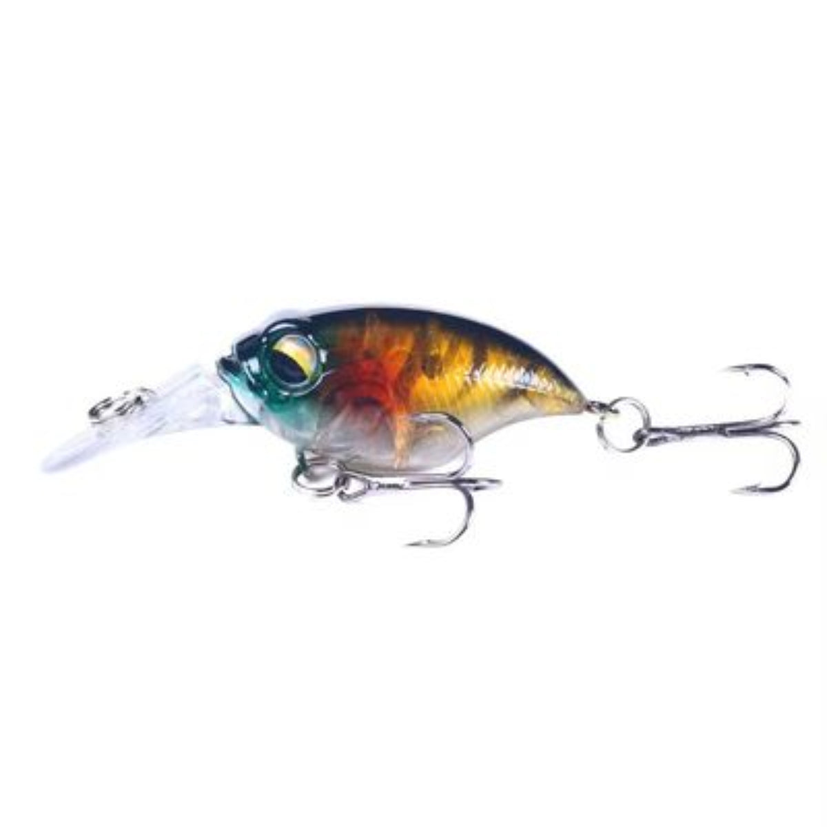 Mini Crankbait (0 - 3') - Amber Green
