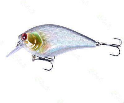 Square Bill (0- 5 ft) - Black Chrome — crankbait fishing lure