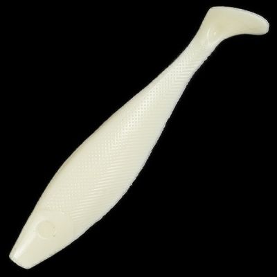 Swim Shad 5" - White (5-Pack) — soft plastic fishing bait