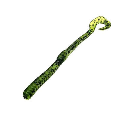 Curl Tail 6"- Watermelon Seed (10-Pack) — soft plastic fishing bait