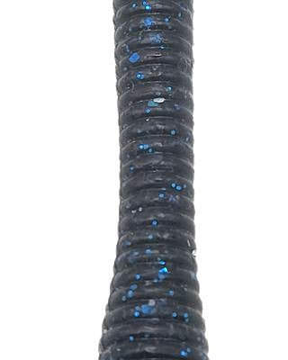 Slinger 6 (Stick) - 8 PACK- Black Blue Flake — soft plastic fishing bait