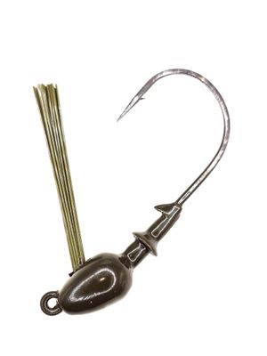 Bullet Swim Jig - Green Pumpkin — fishing jig