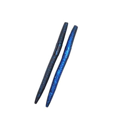 Slinger 5 - Black & Neon Laminate (8-Pack) — soft plastic fishing bait, view 2