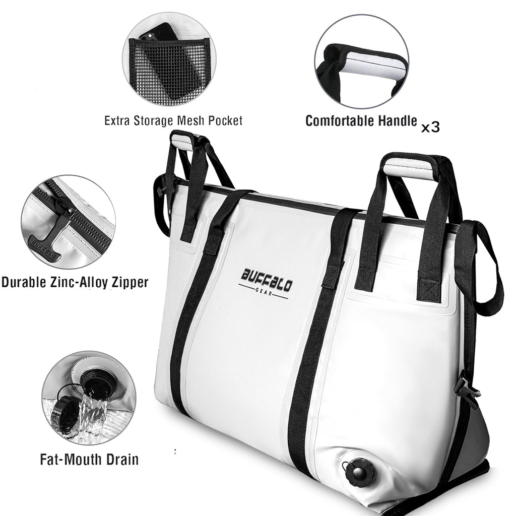 58QT Fish Cooler Bag With Flat Bottom, view 3