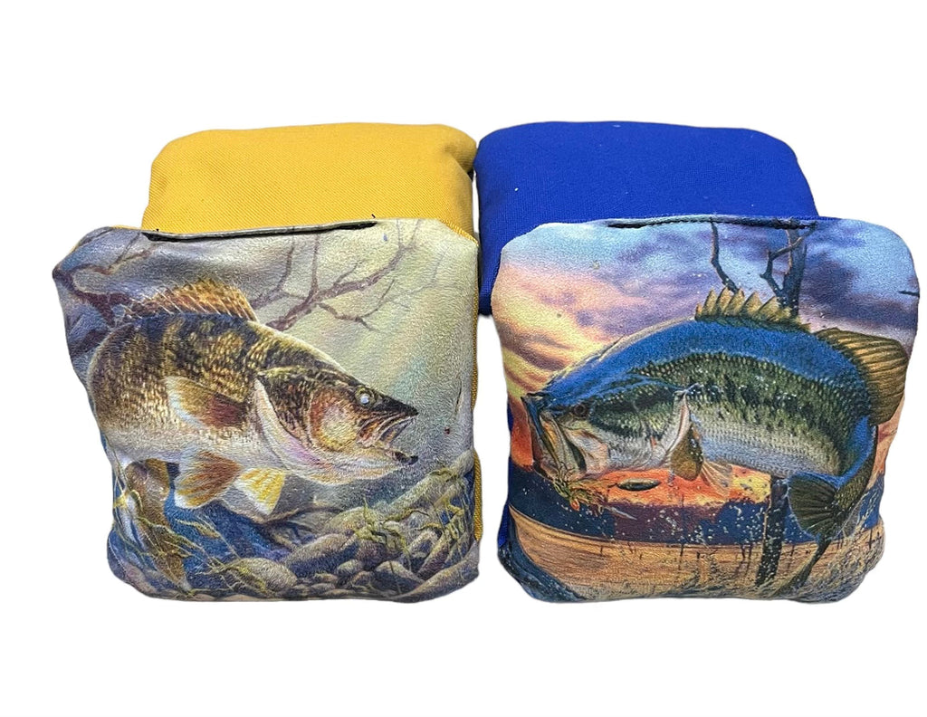 Fishing Lure American Flag Cornhole Boards, view 6