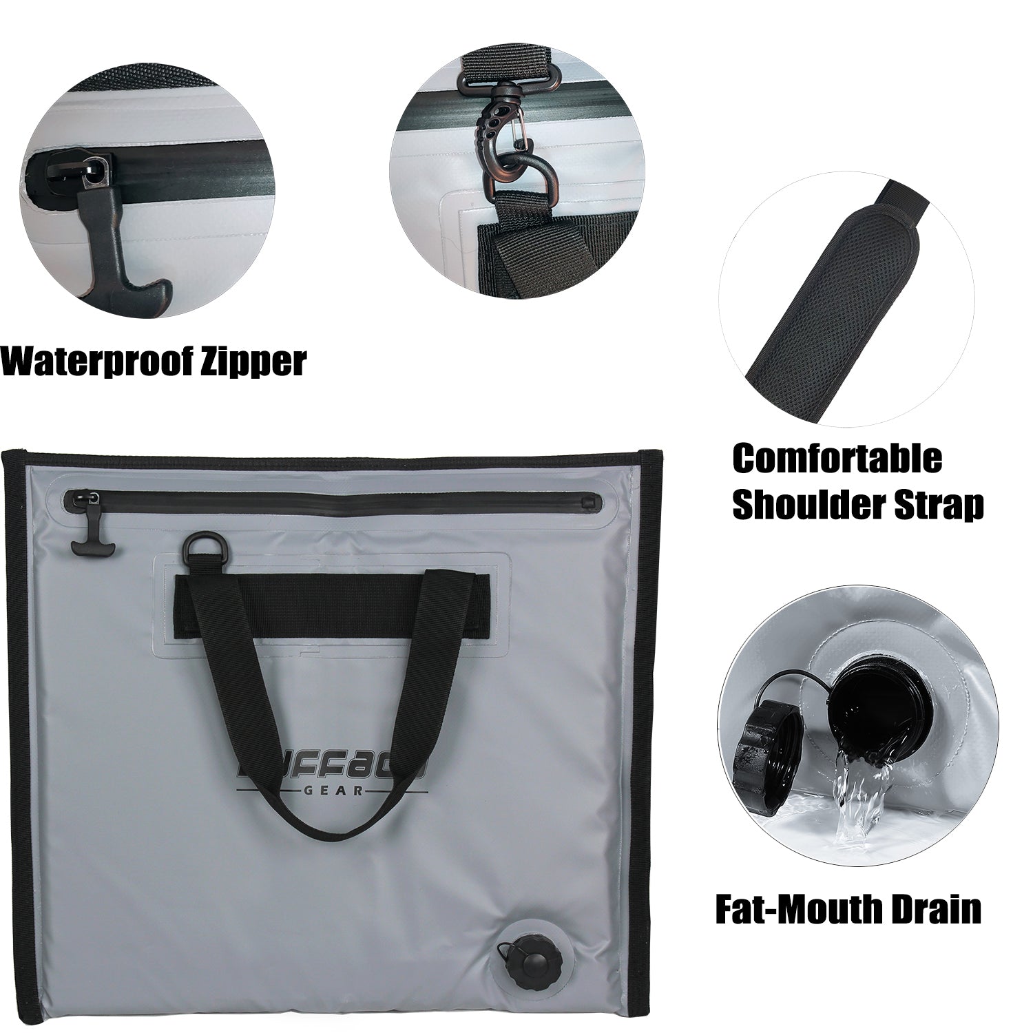 20''Fish Cooler Bag For Fish Bait, view 4