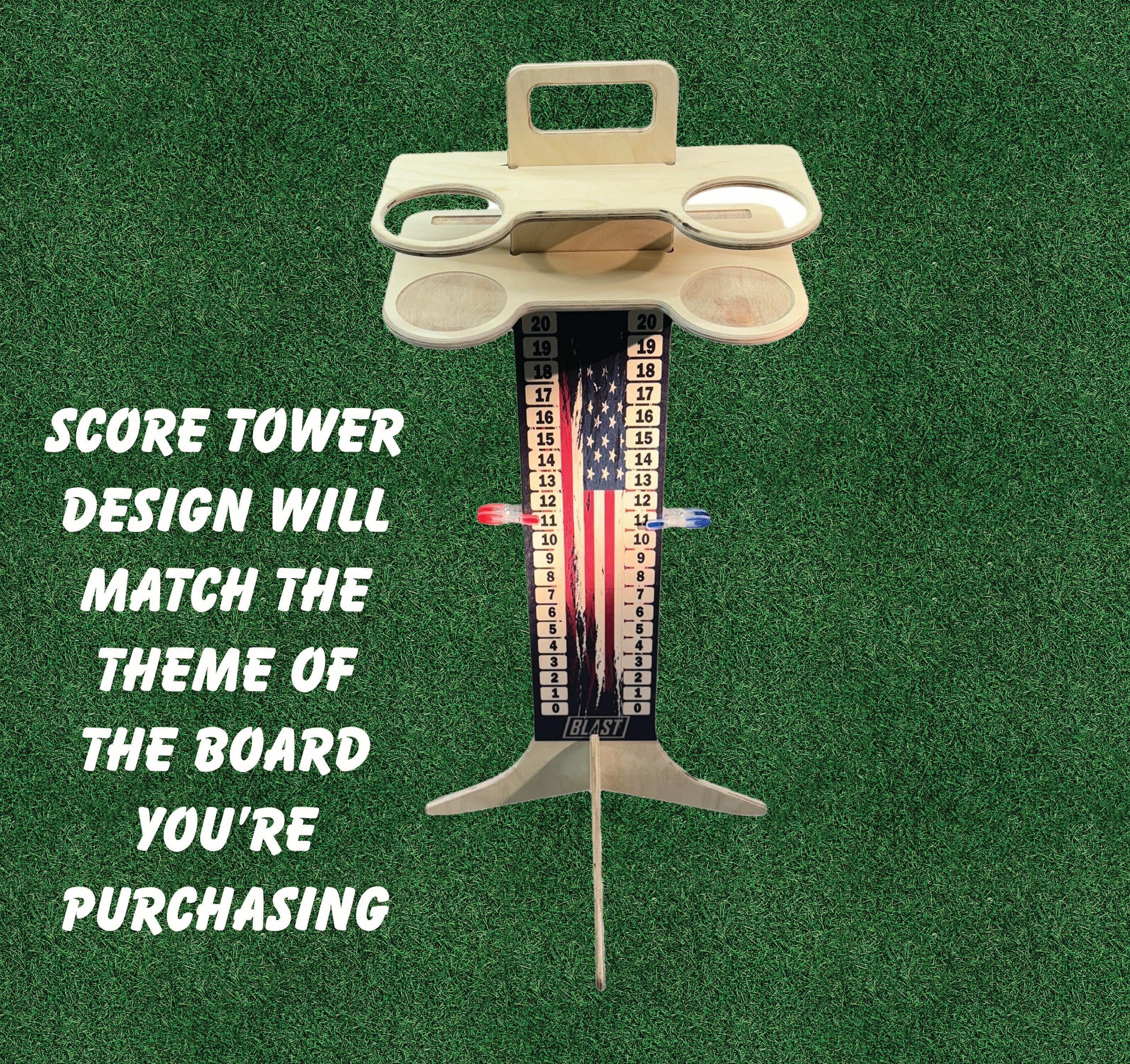 Fishing Lure American Flag Cornhole Boards, view 9