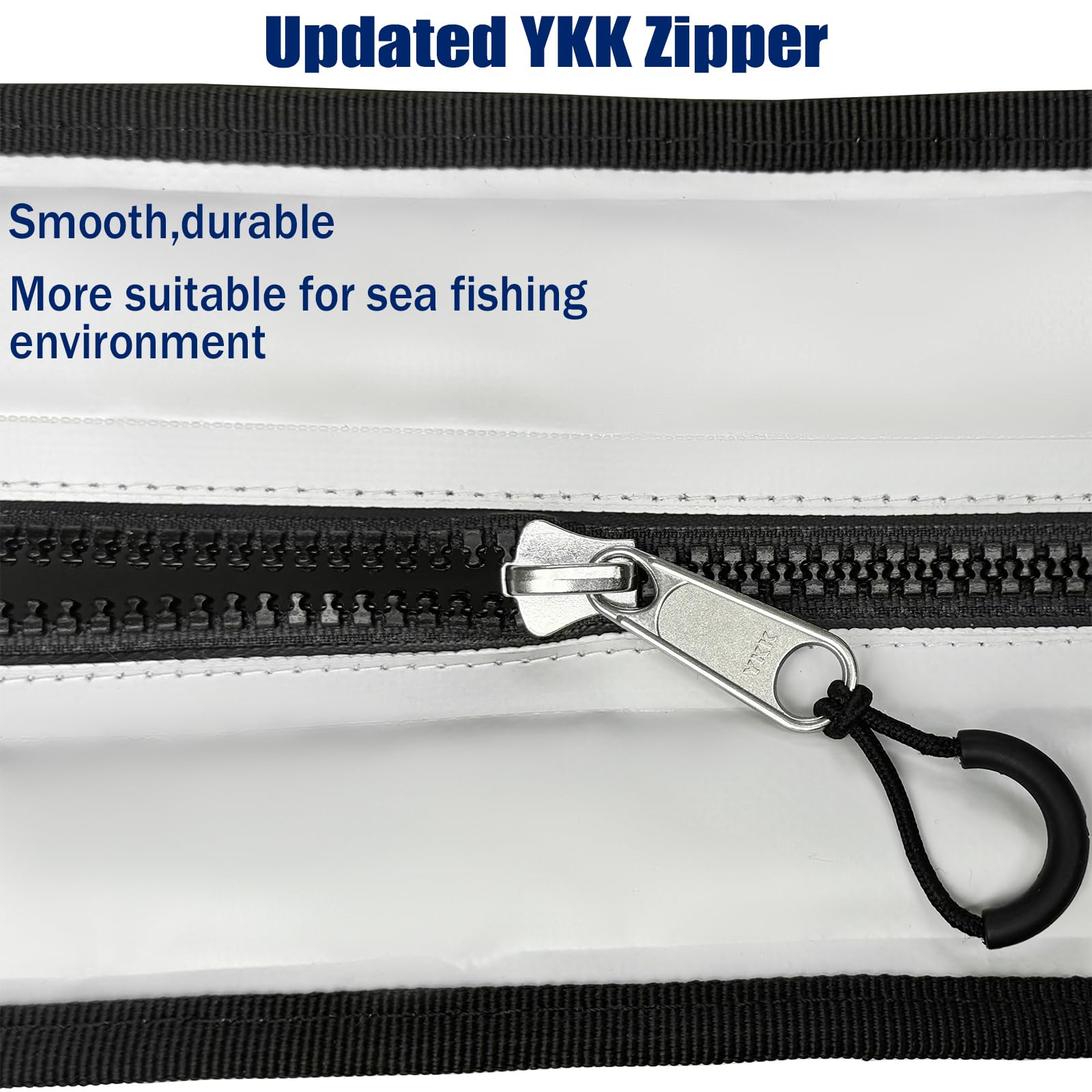 105QT Fish Cooler Bag with YKK Zipper, Flat Bottom, view 3