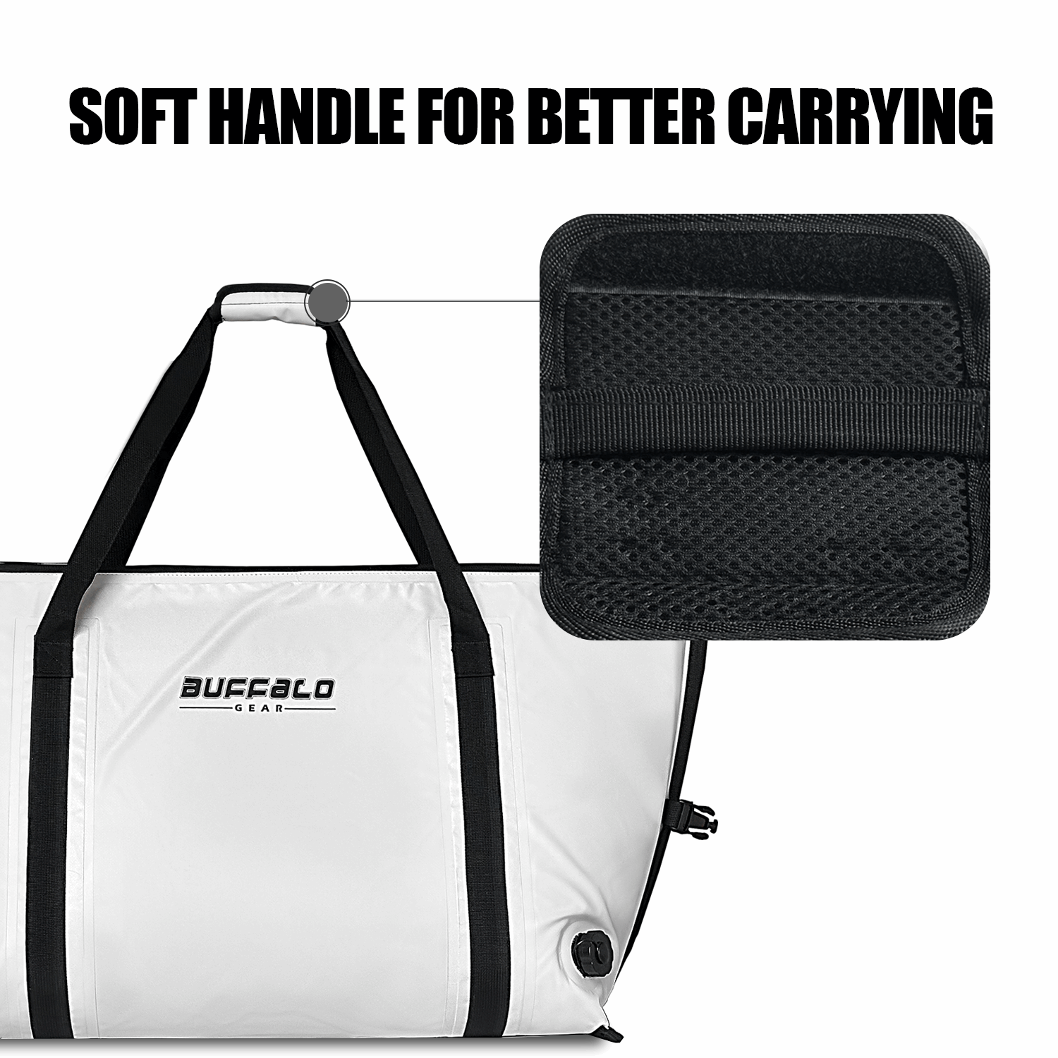 58QT Fish Cooler Bag With Flat Bottom, view 5