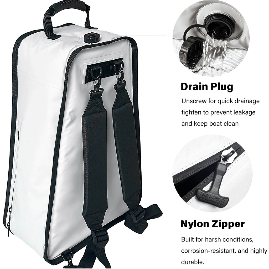 25'' Kayak Fish Cooler Bag with Shoulder Strap, view 4