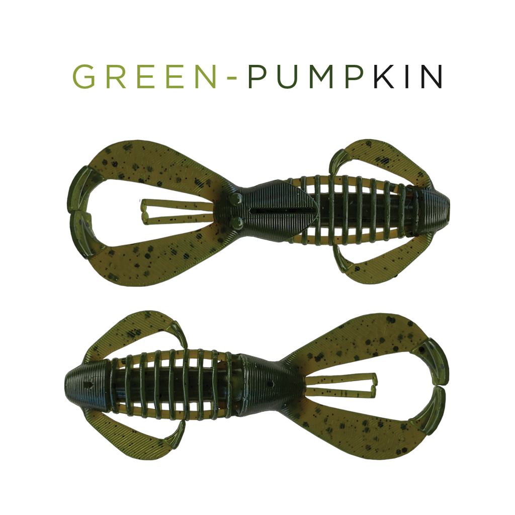 Headbanger BangerBug 3" - Green Pumpkin - musky lure, view 2