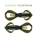 Headbanger BangerBug 3" - Green Pumpkin - musky lure, view 2